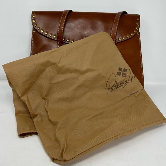 PATRICIA NASH Verbania Studded Leather Satchel - Picture 7 of 11